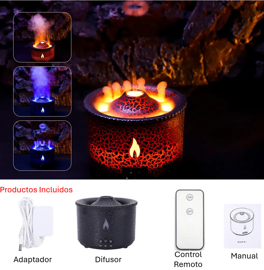 Humidificador CráterPuff